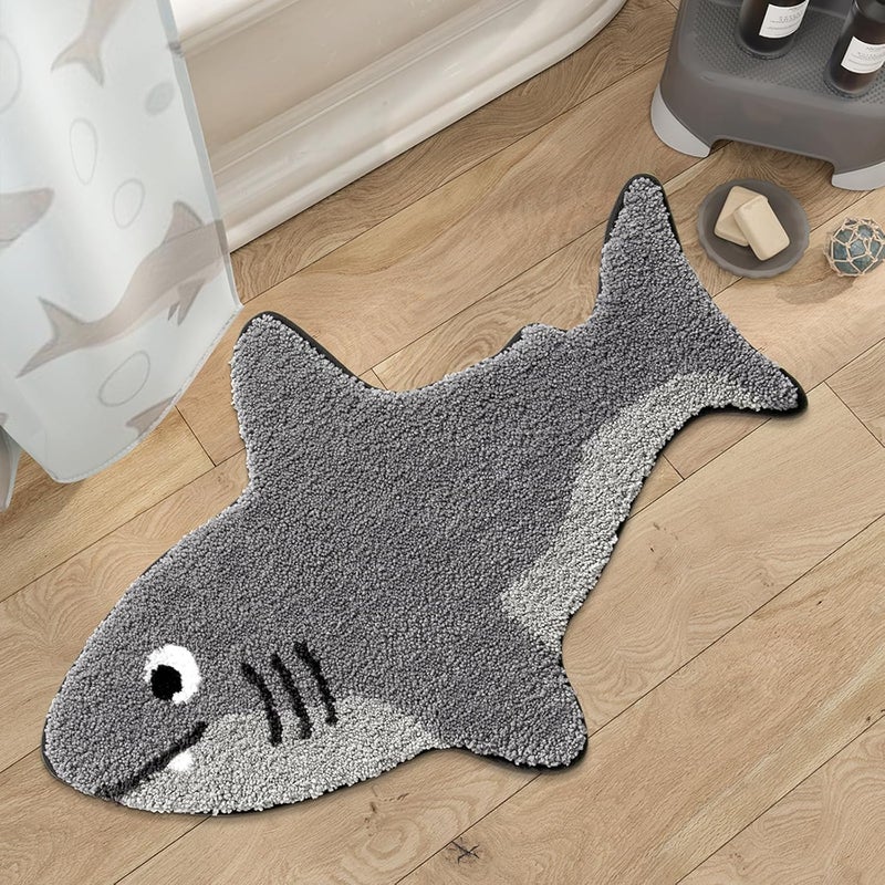 WREWING Ocean Animal Play Mat 20x32 Inch, Cute Animals Large Non Slip Super Soft Plush Area Rug for Kids Room Playroom Nursery Bedroom, Educational Washable Circular Floor Mat for Home Room Decorative - Image 1